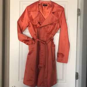 Synthetic silk coat
